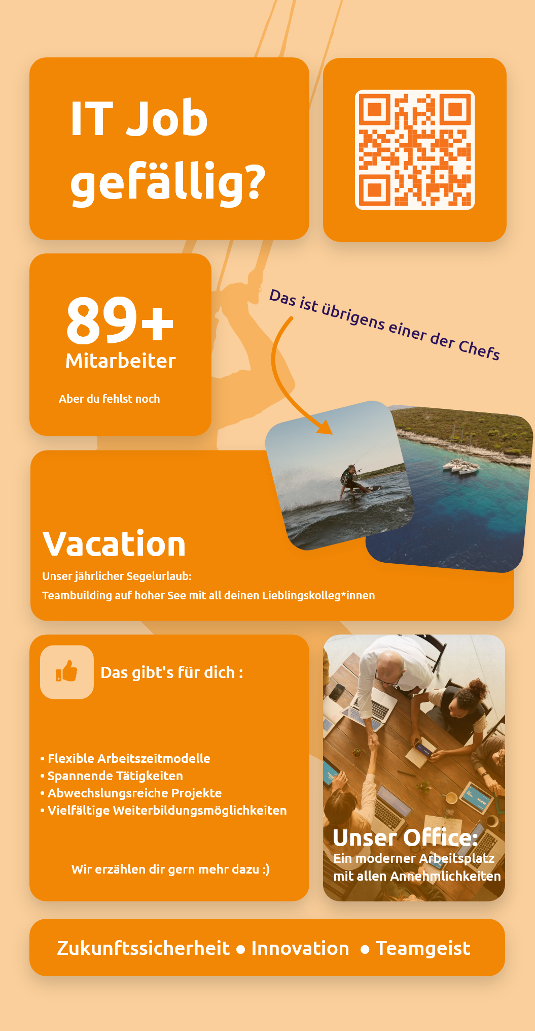 Entwurf 1: Roll-up Variante mit Foto-Hintergrund